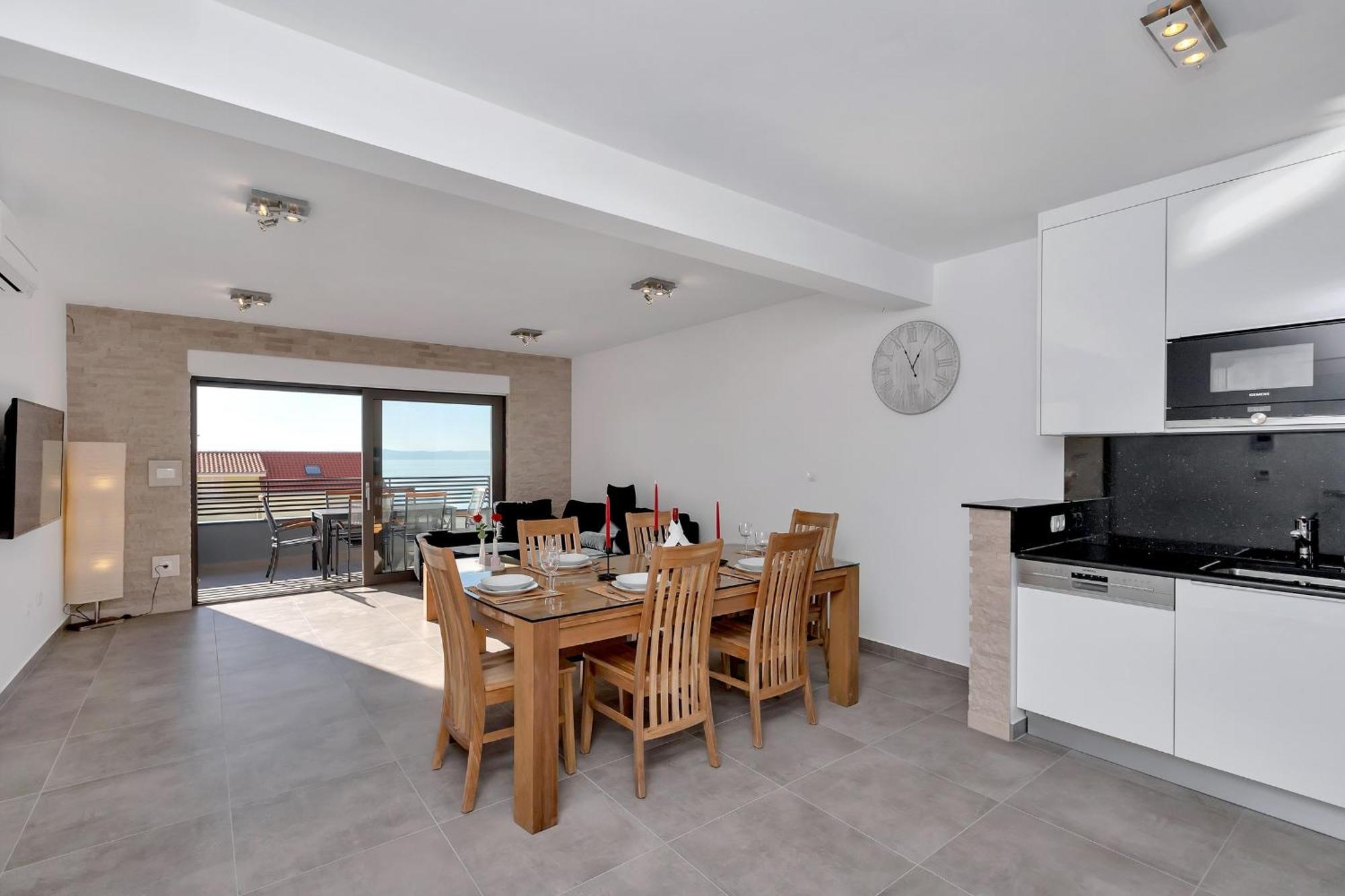 Luxury Apartment Sidro With Free Beach Parking Makarská Exteriér fotografie
